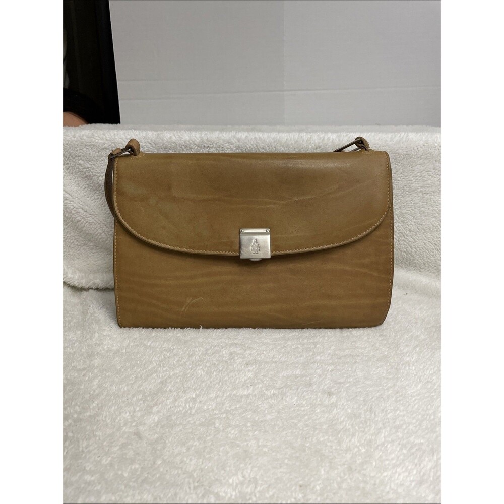 MARK CROSS Crossbody Shoulder Brown LEATHER Vintage READ